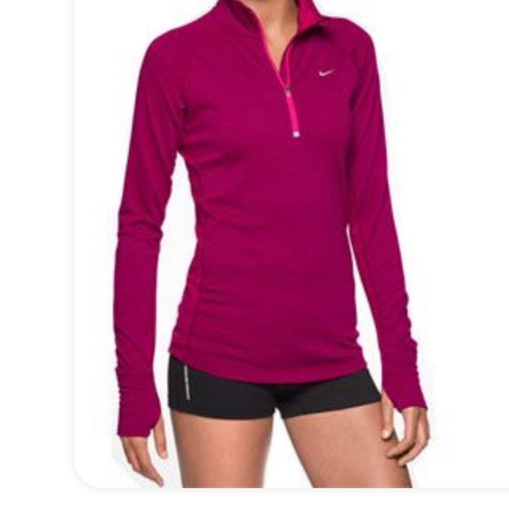 Nike half zip running top